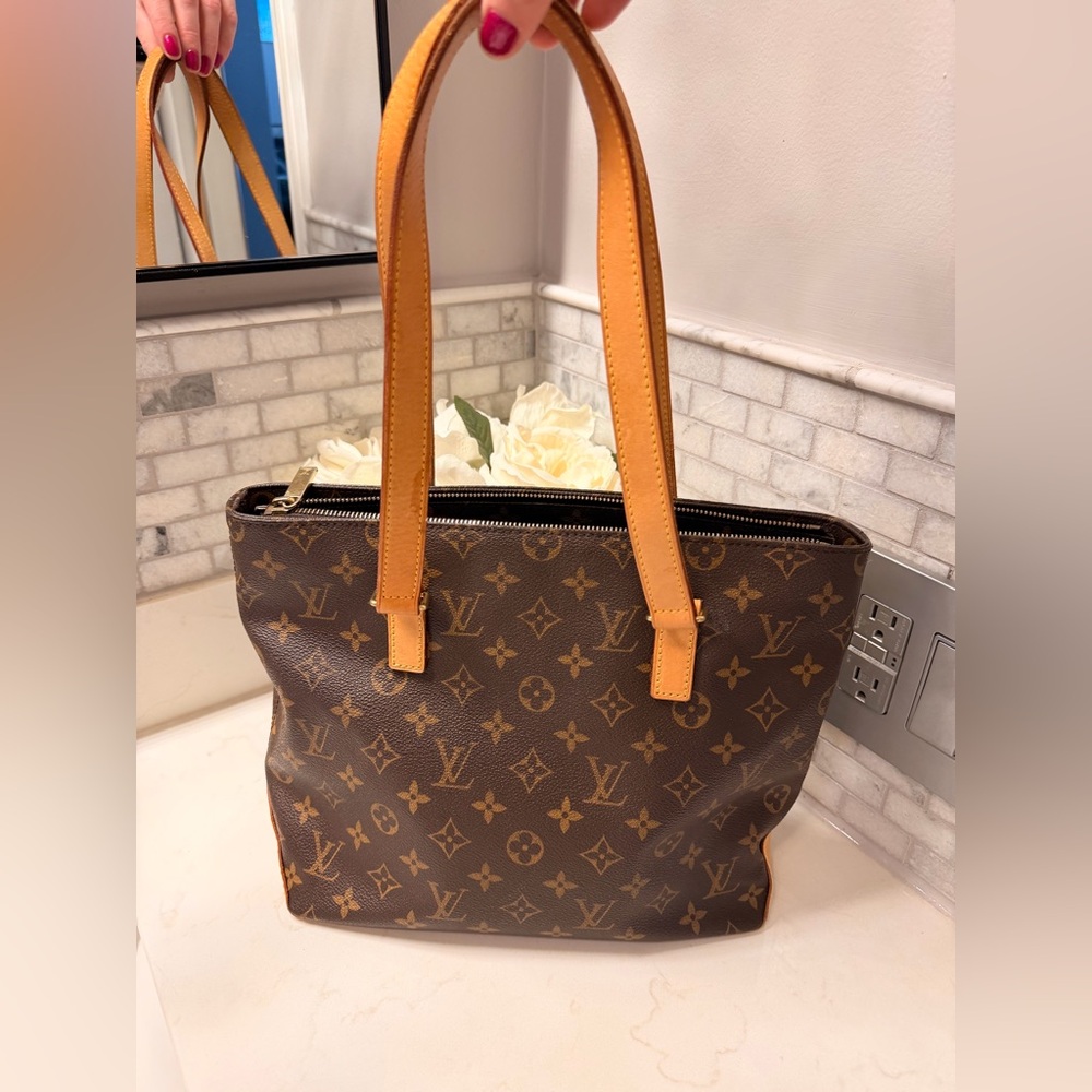 Louis Vuitton Brown Monogram Cabas Piano Bag - Picture 3 of 12